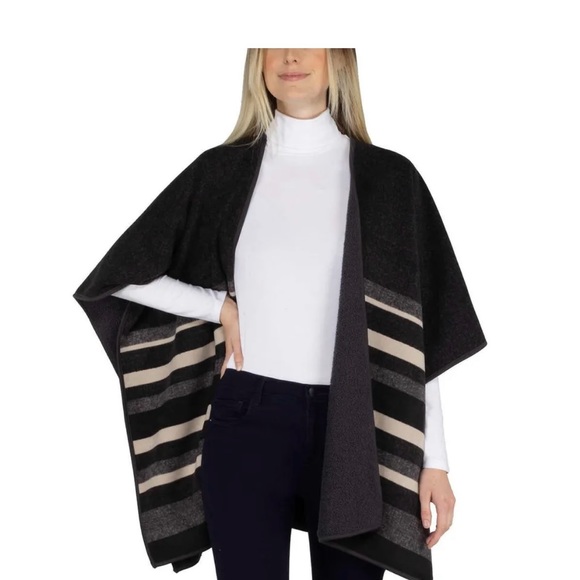 Ike Behar Women's Reversible Fashion Wrap One Size - Picture 5 of 8